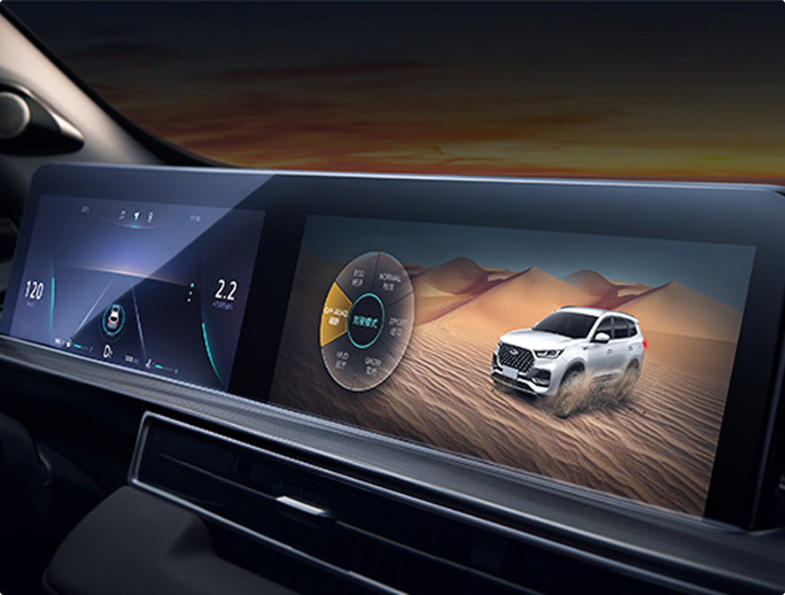 2 ЖК ЭКРАНА 12,3″